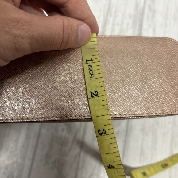 Womens Michael Kors Alex Small Travel Pouch Pink Glitter - Picture 10 of 11